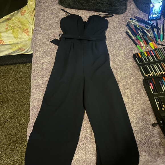 Emerald Sundae Navy Jumpsuit - Picture 1 of 3